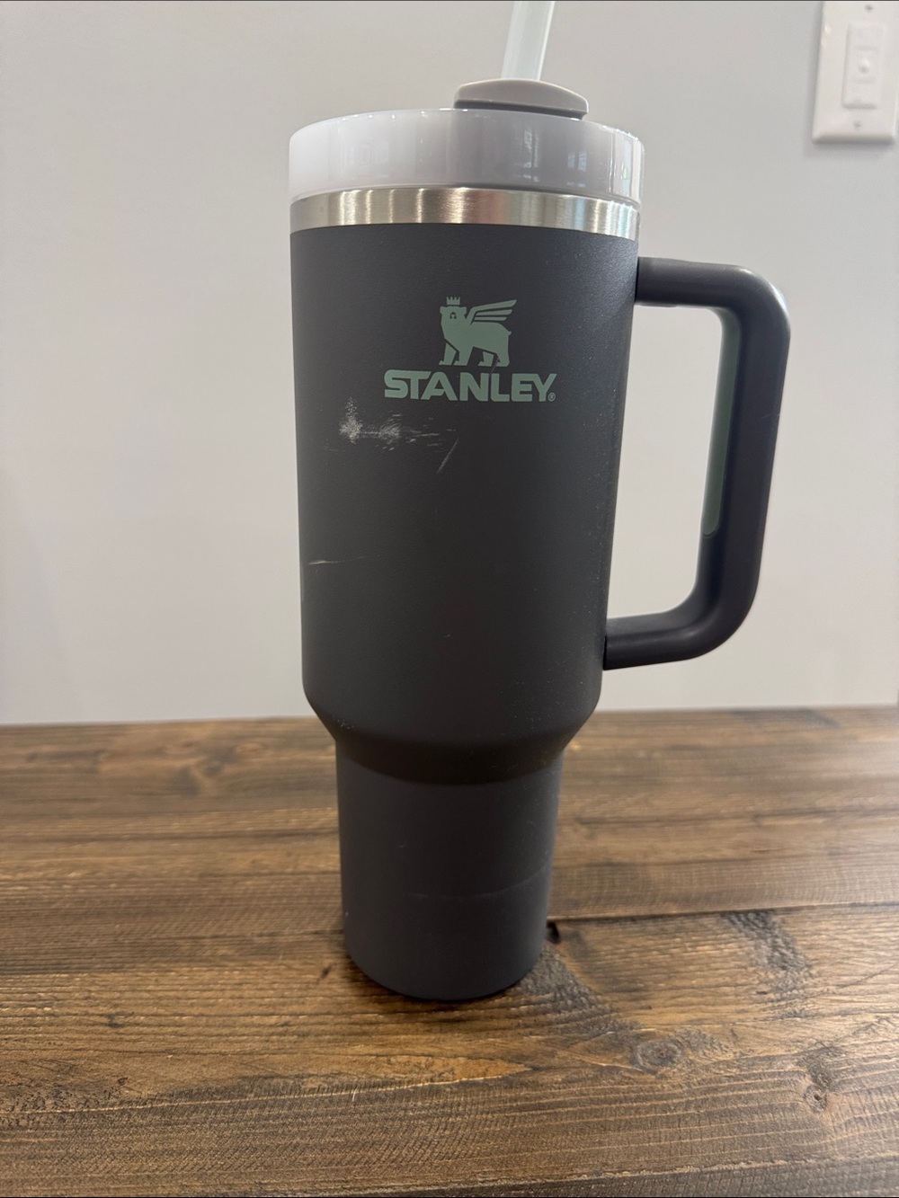 Stanley Charcoal Travel Tumbler with Mint Logo - Picture 1 of 2